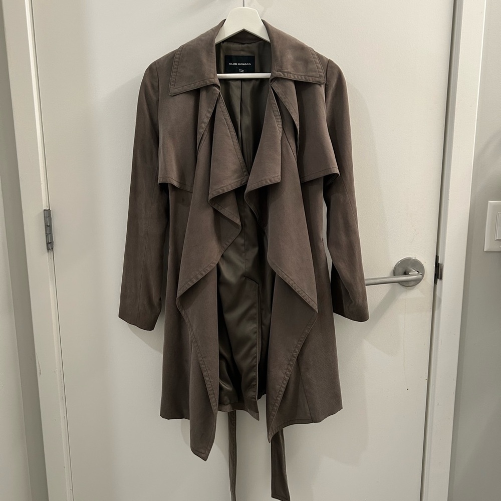 Club Monaco Olive trench